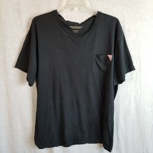 Denim & Supply T-Shirt‎ Ralph Lauren XXL 2XL Pocket Casual Designer Flag Black